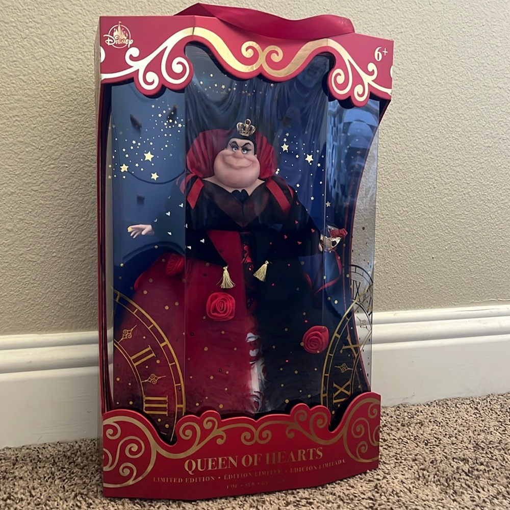 Limited Edition Disney Queen of Hearts Collectible Doll